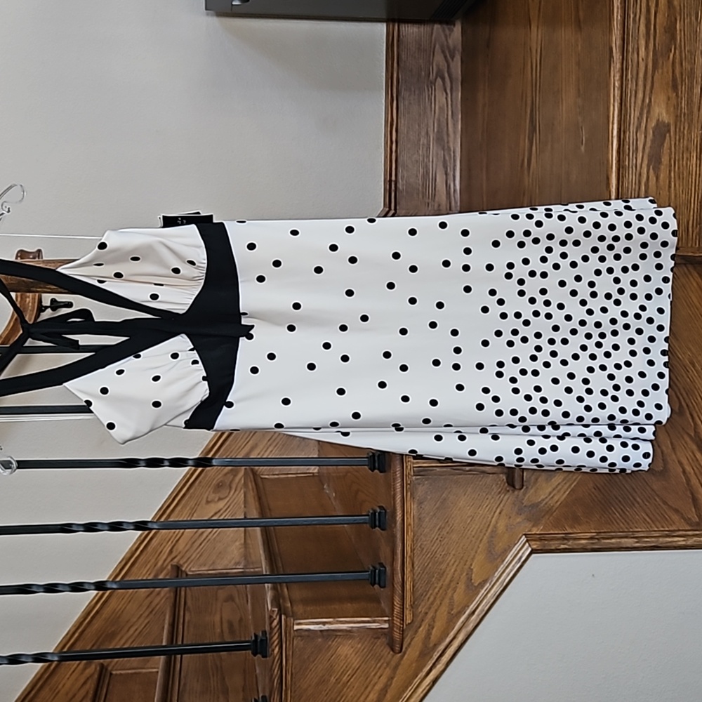 R&K Originals Polka Dot Halter Top Dress